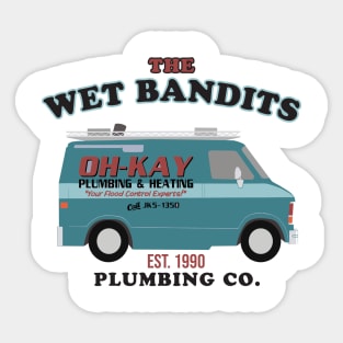 The Wet Bandits Plumbing Co. Est. 1990 Sticker